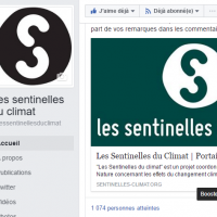Capture le programme sentinelles du climat est sur facebook