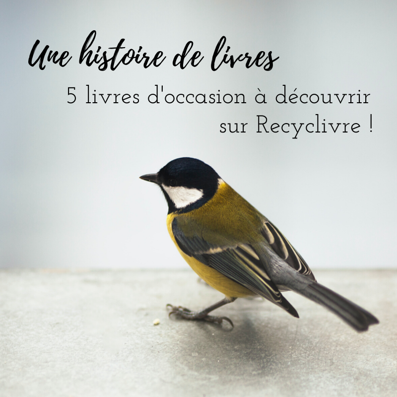 5 livres d'occasion à découvrir sur Recyclivre - le nouvel article du bird-blog d'une histoire de plumes